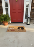 Black and Bougie Doormat 2