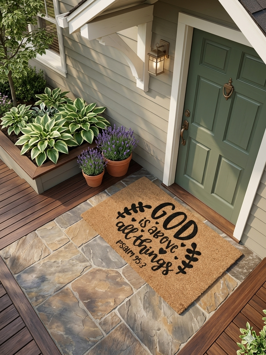 God Above All Things Doormat