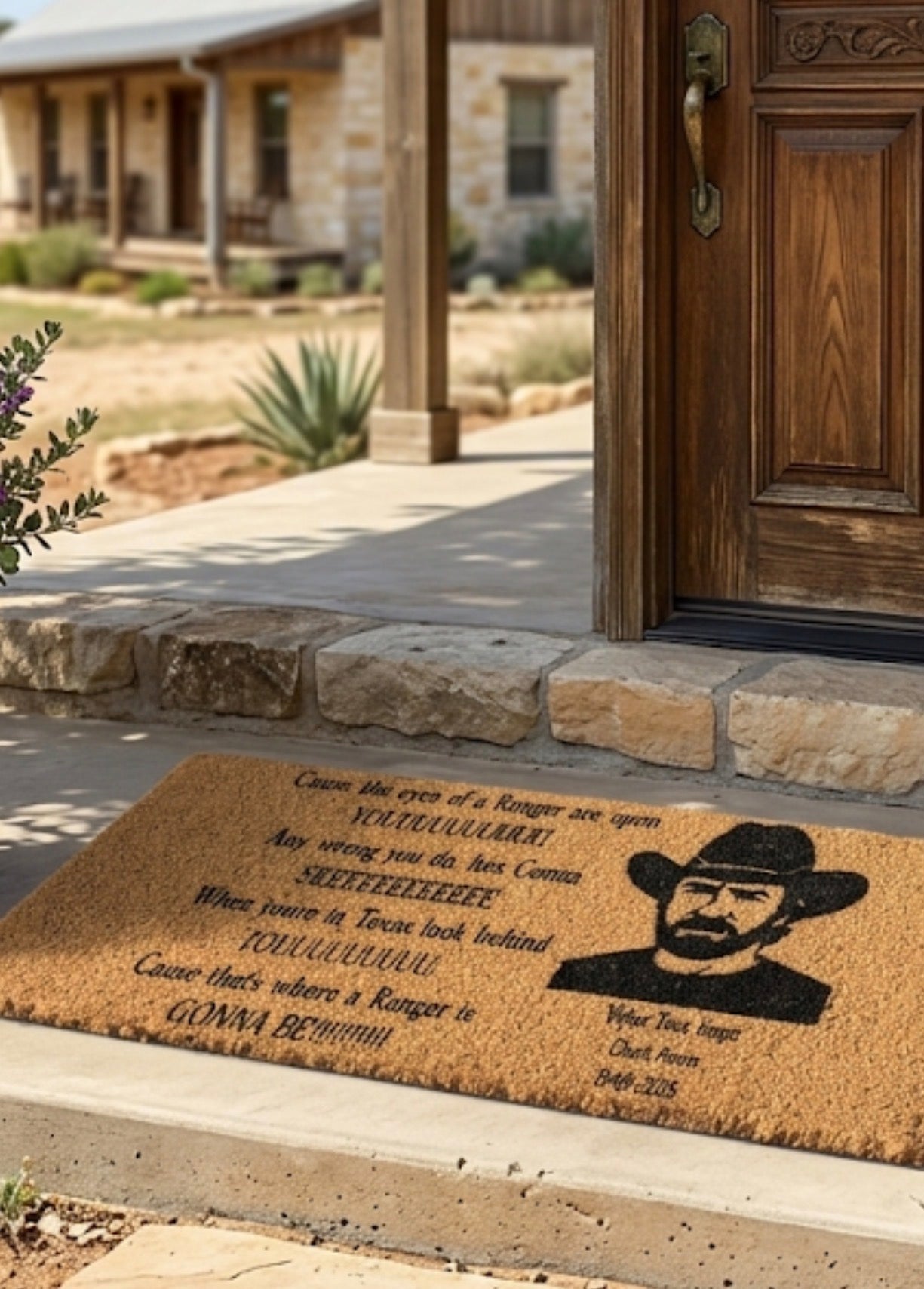Walker Texas Ranger Doormat