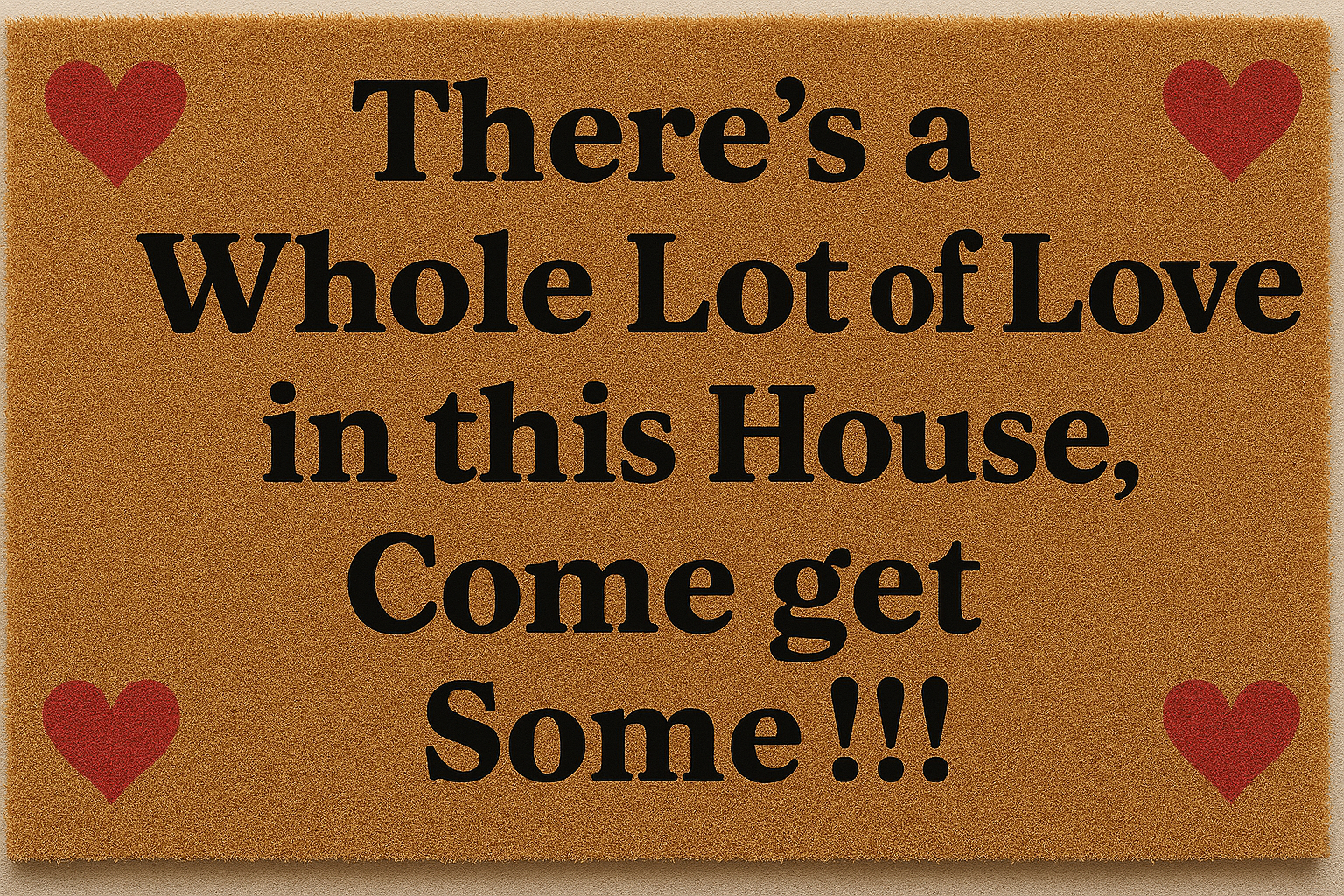 Lot of Love Doormat (House)