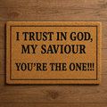I Trust in God Doormat