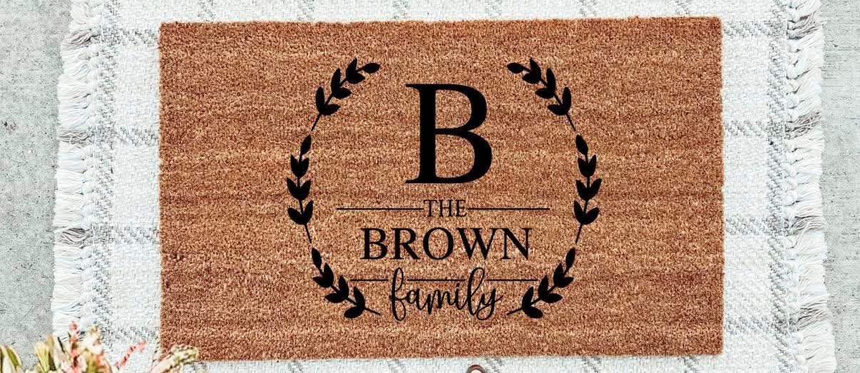 Personalize Doormat 4